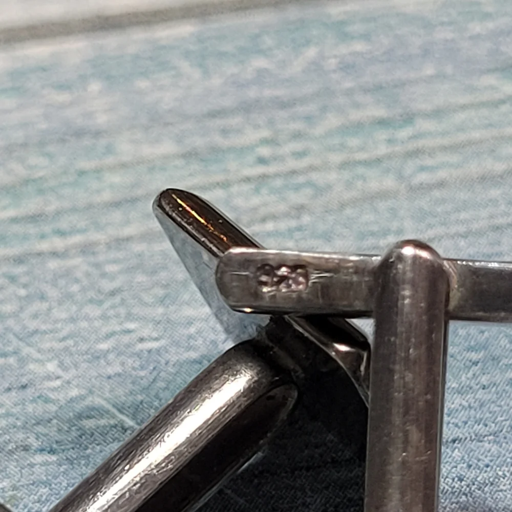 925 Square Cufflinks.